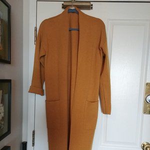 Aritzia Babaton LANCE CARDIGAN - mustard yellow